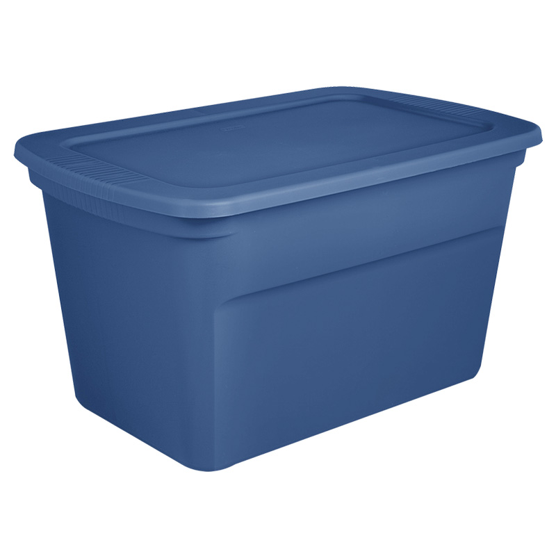 30-GAL TOTE BOX MARINE BLUE - 6