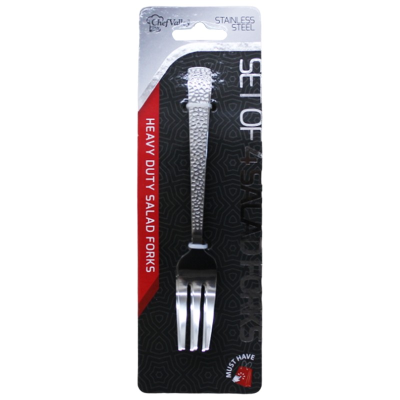 4PCS STAINLESS STEEL SALAD FORK - 36