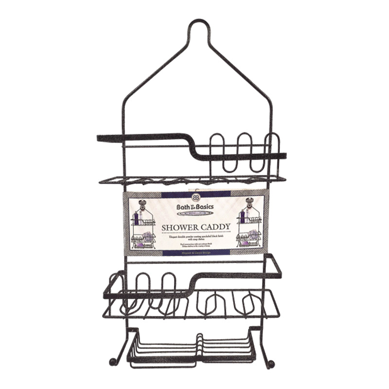 SHOWER CADDY BLACK SPECKELED-6