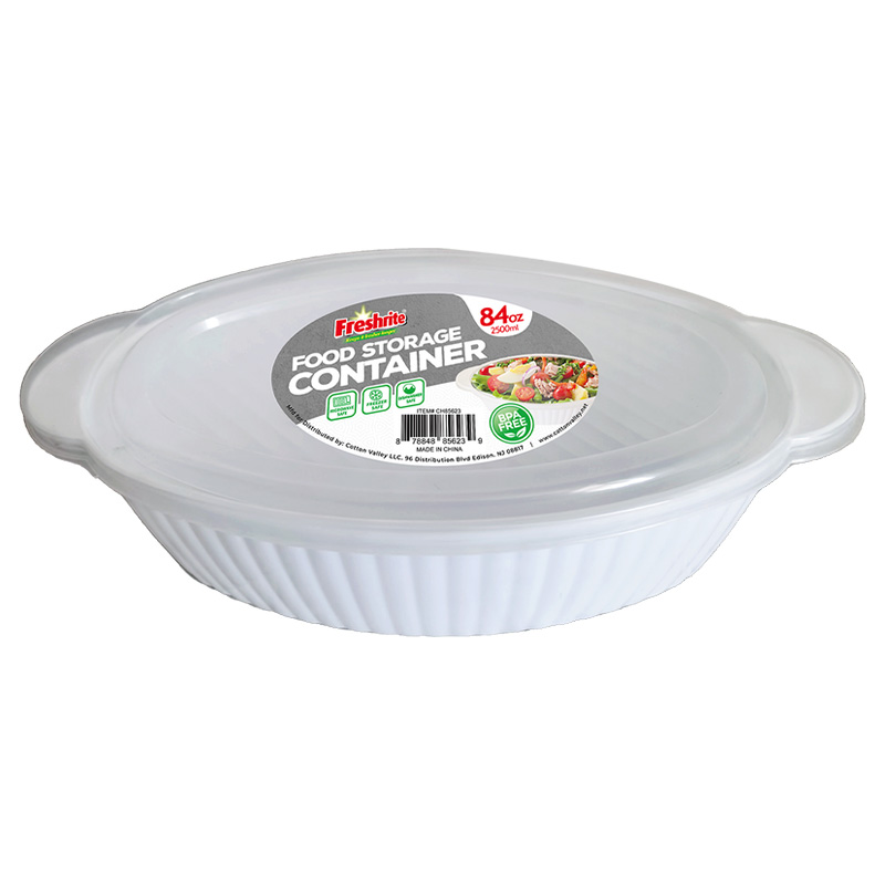 84oz/2500ML FOOD CONTAINER OVAL-48