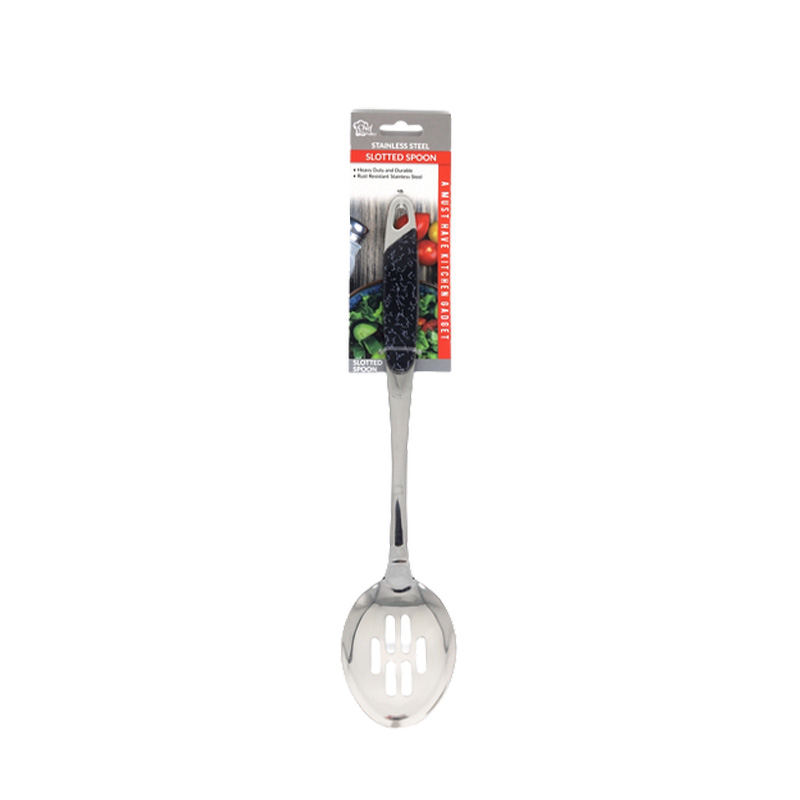 S/S SLOTTED SPOON - 24