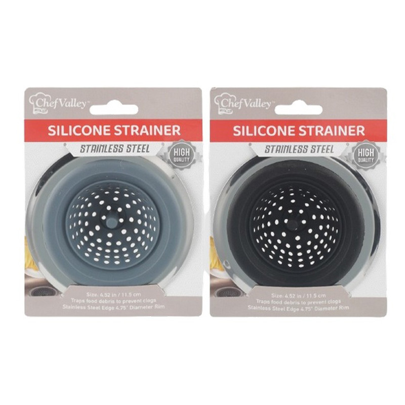 4.5" SILICONE+SS STRAINER - 48