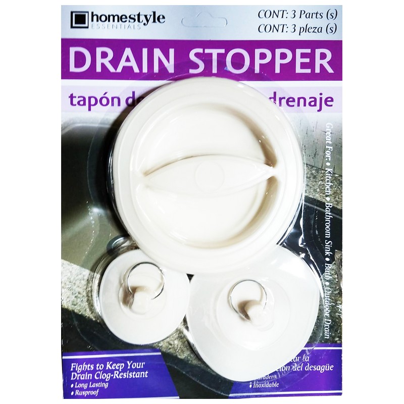 3PCS DRAIN STOPPER - 48
