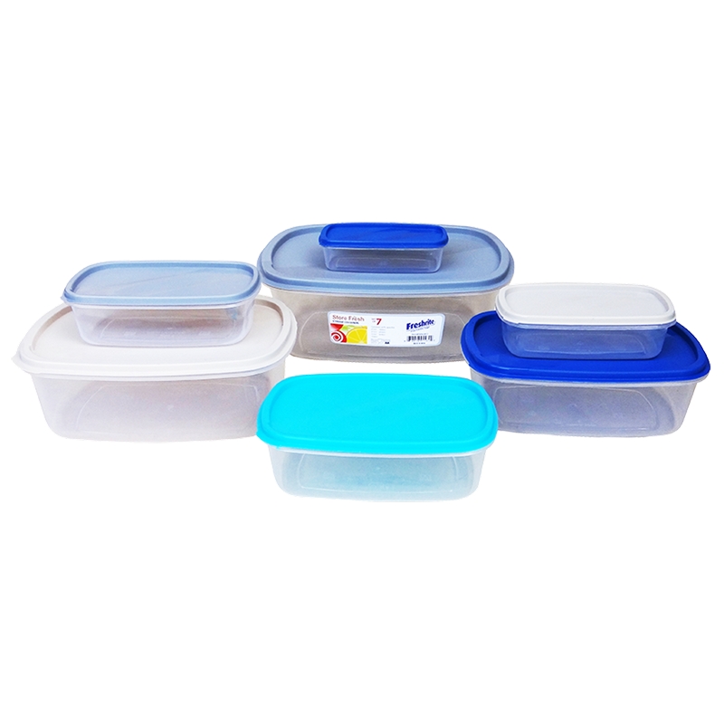 SET OF 7 FOOD STORAGE CONTAINER RECT-24