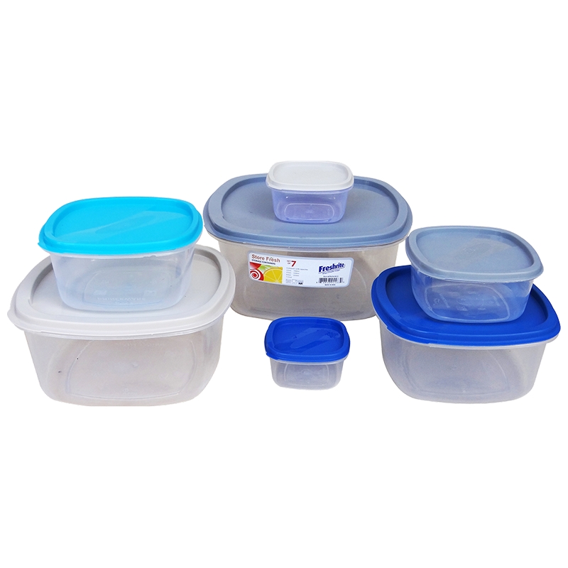 SET OF 7 FOOD STORAGE CONTAINER SQRE-24