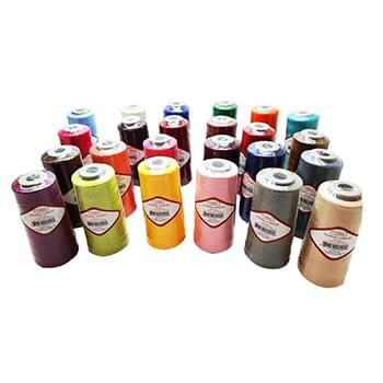24 COLORS ASSORTED 75GM THREAD - 48