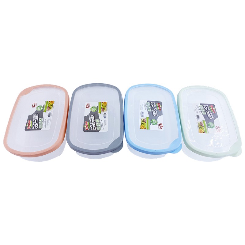 1.7L COLORFUL RUBBER CONTAINER RECT-36