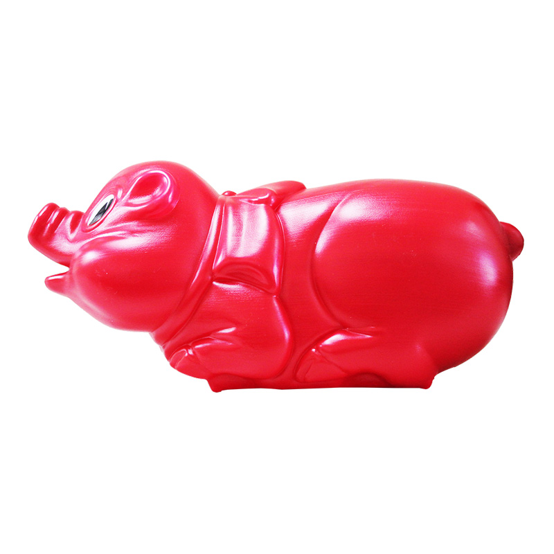 LARGE PIGGY BANK 4AST COLORS 7810 24
