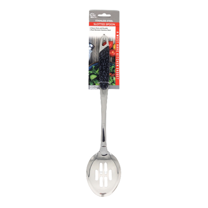 S/S SLOTTED SPOON - 24